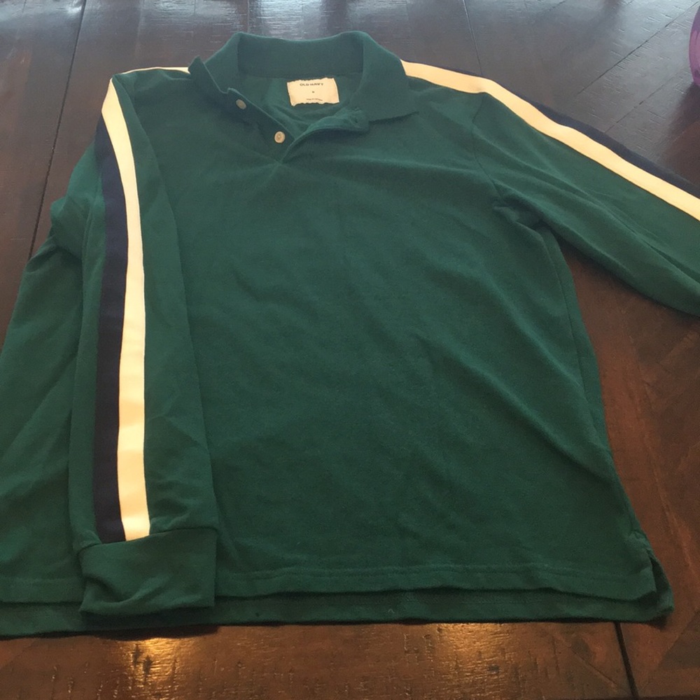 Old navy men’s long sleeve collard shirt